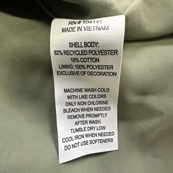 ALPINE DESIGN 1962 SPORT JACKET Mens Size Large Olive Green Wind Resistant NEW - Picture 13 of 13